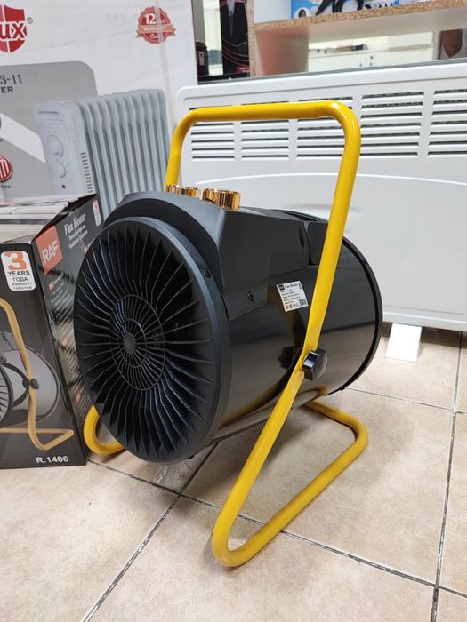 Электрическая тепловая пушка мощный обогреватель для помещений