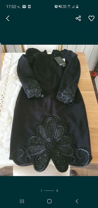 Бутикови рокля-L и кожене-42р