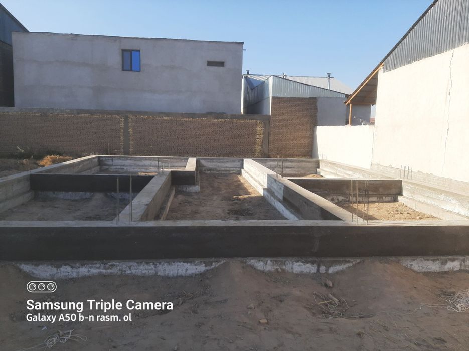 Фундамент,сокол, стяшка,канализация ишларини киламиз