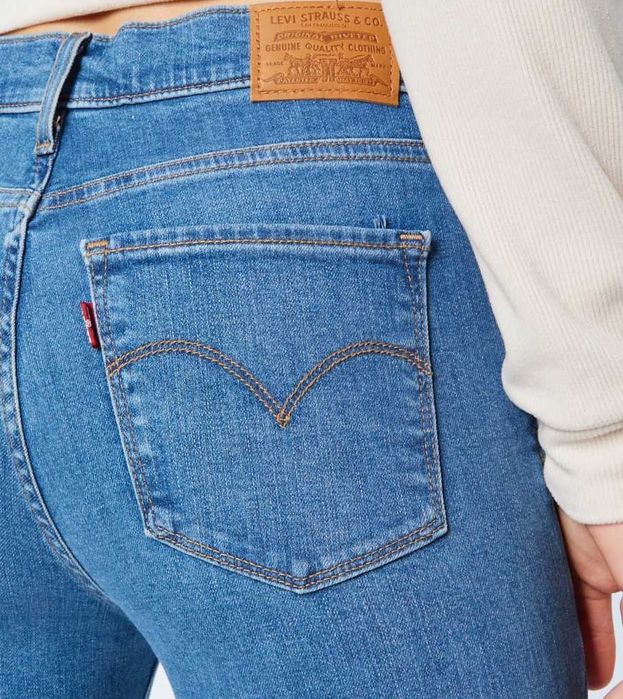 Дънки с висока талия Levi's, 720, размер 31