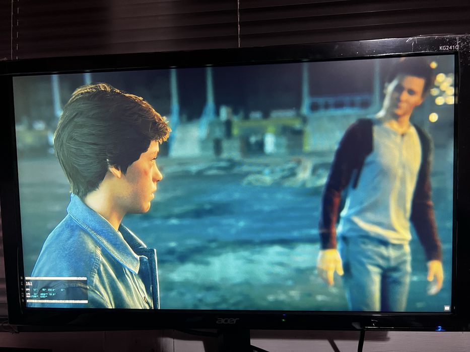 Продавам геймърски монитор Acer 24.5” – 165Hz, Full HD, 1ms, VA панел