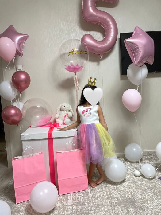 Платье на девочку 4-5-6 лет