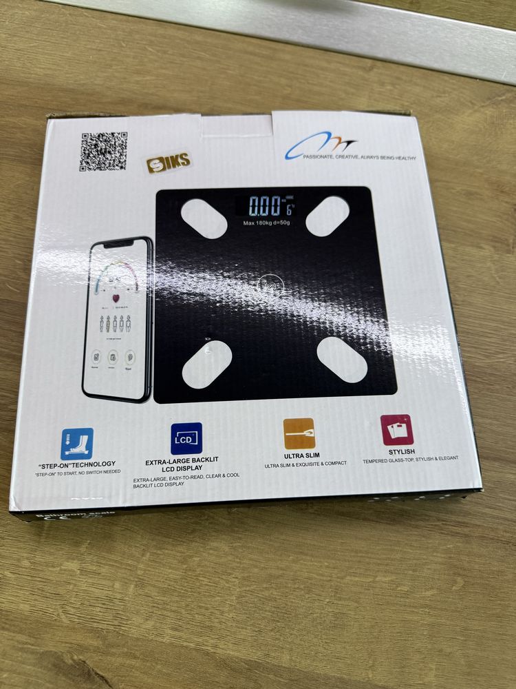 Cantar electronic cu aplicatie smart, negru SIKS