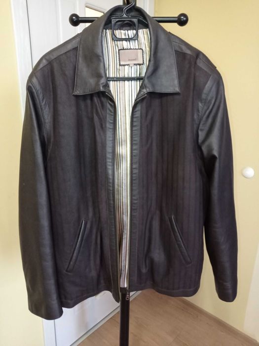 Кафяво кожено яке Pelluria