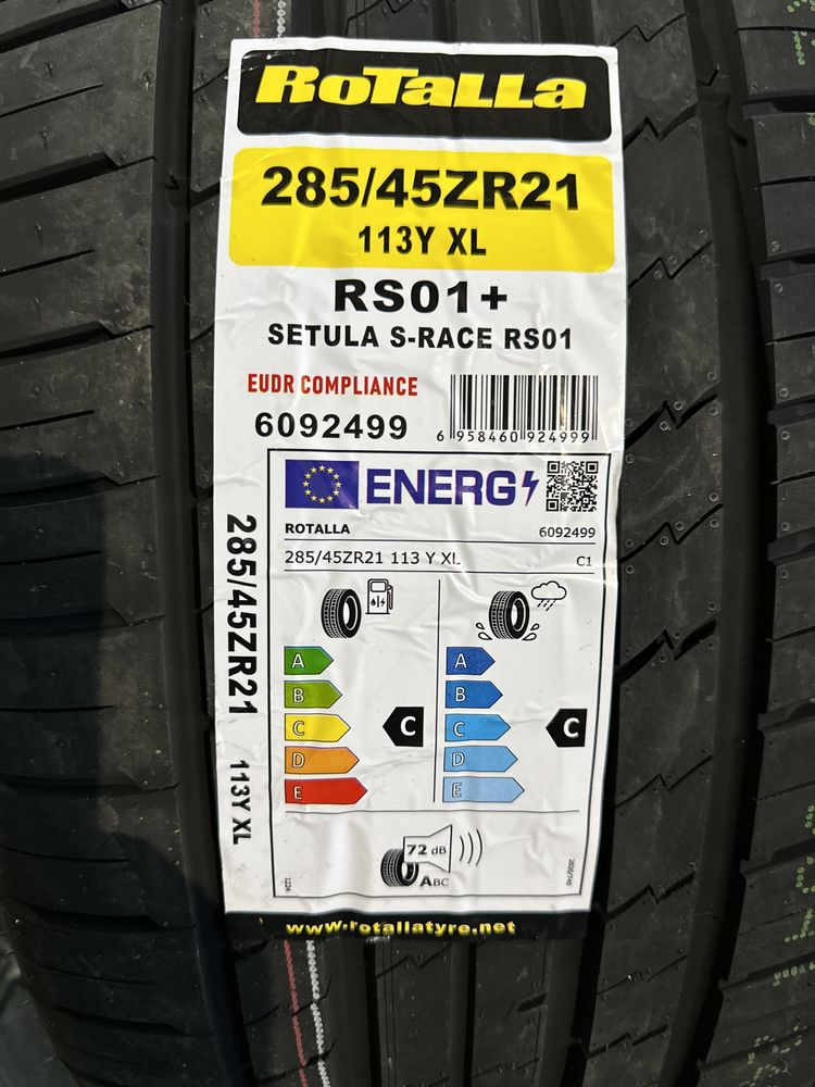 Нови летни гуми ROTALLA SETULA S-RACE RS01+ 285/45R21 113Y XL НОВ DOT