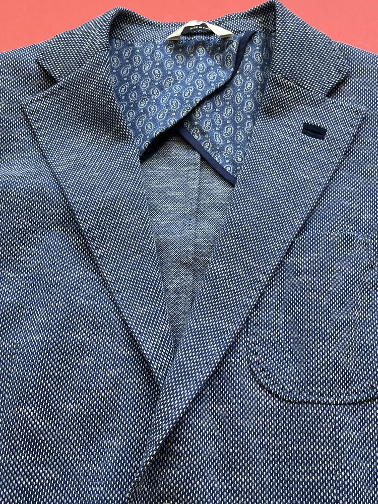 Massimo Dutti -Extrafine Cotton- Спортно сако размер М Slim / Оригинал