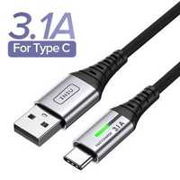 INIU USB Type C кабел Бързо зареждане USB за данни за Samsung ,Huawei