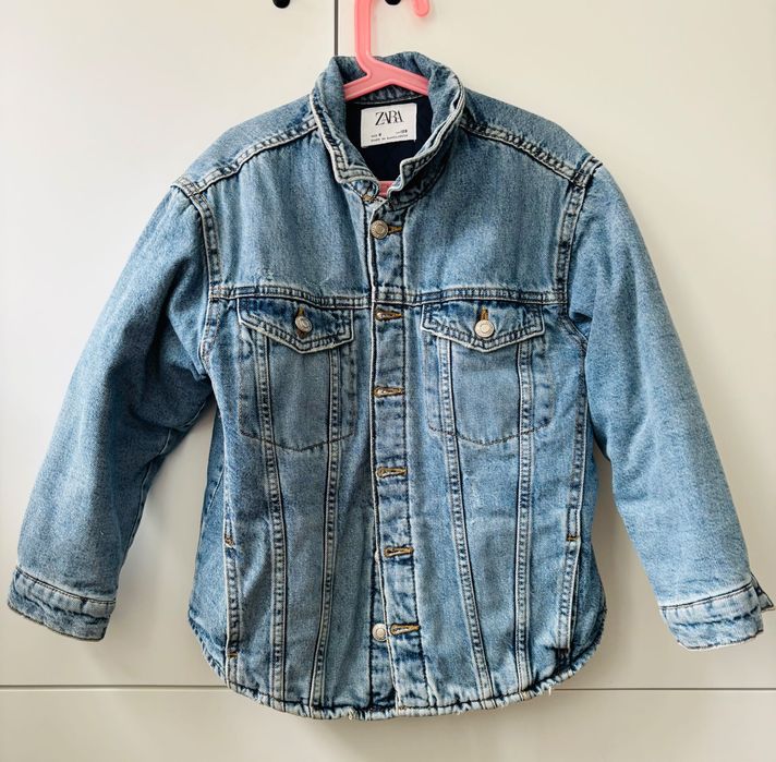 Детско дънково яке 128 Zara