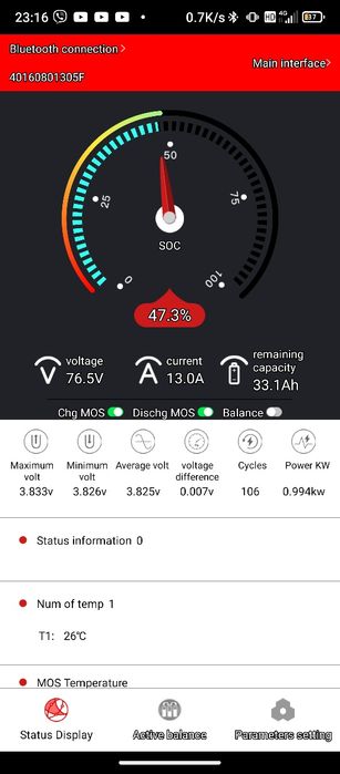 Sur ron 72 volt 72 ap battery 16 KW топ машина