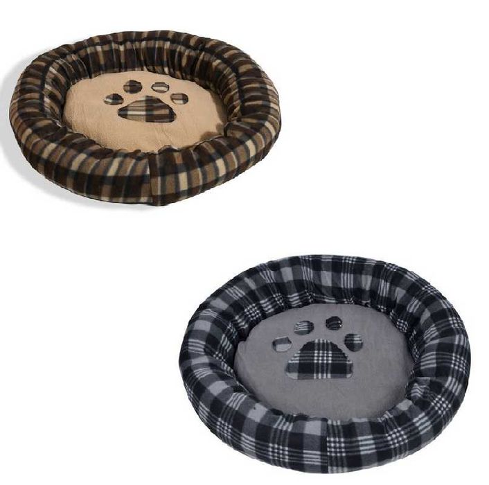 Кръгло кучешко легло Mercado Trade, 60см., Различни цветове