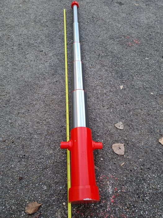 Cilindru hidraulic ridicare basculare  remorca 15 tone 5 segmenti