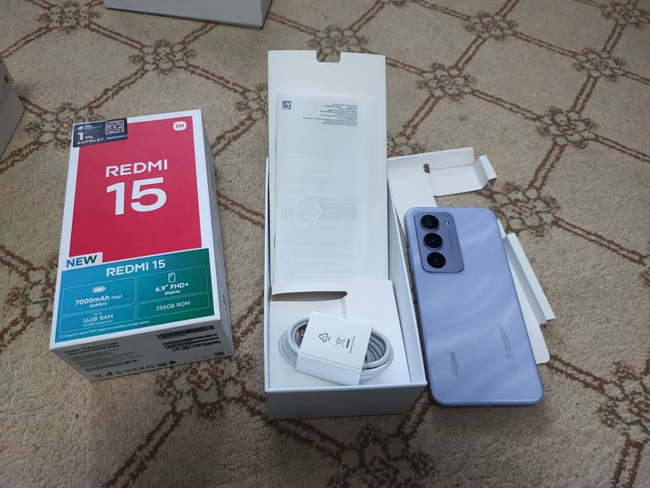 Redmi 15 8/256 gig im otgan yengi