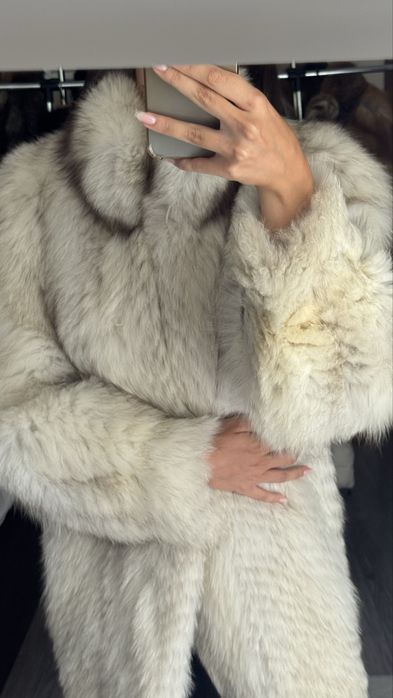 Blana naturala de vulpe polara