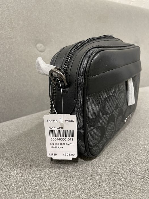 Мъжка кожена чанта Coach