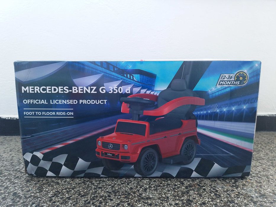 Детска количка за бутане с родителски контрол Mercedec - Benz G 350 D