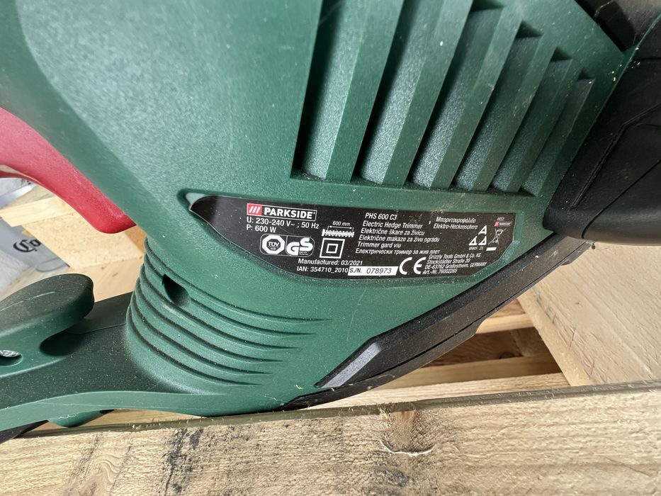 Parkside PHS600 C3 Ножица за жив плет