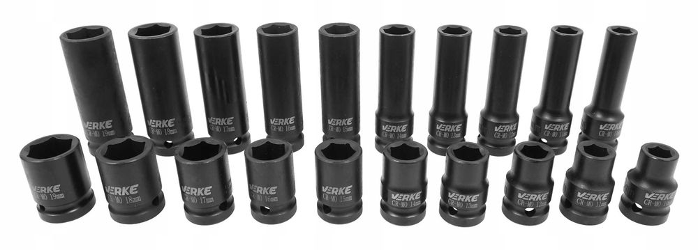Set chei tubulare impact ½ 20 piese 10-19mm (V39464)