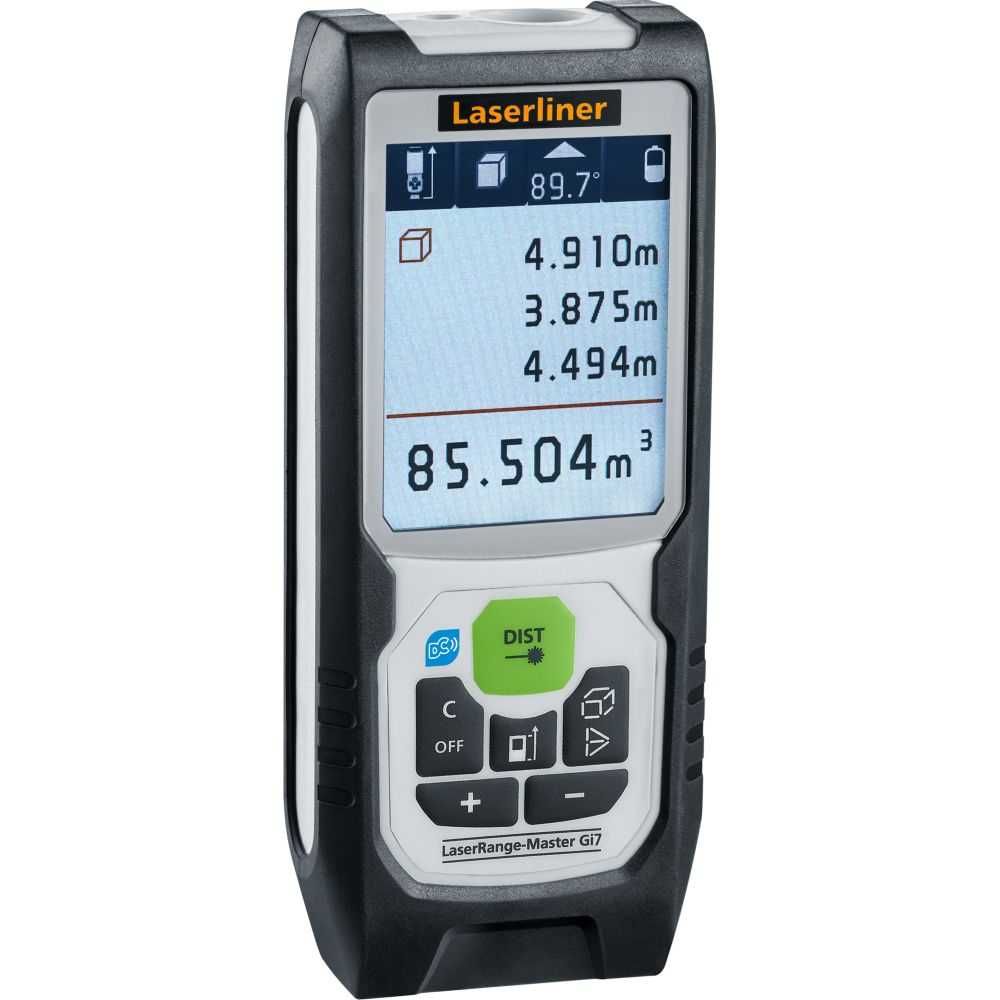 Зелена лазерна ролетка Laserliner LaserRange-Master Gi7 Pro, 080.847A