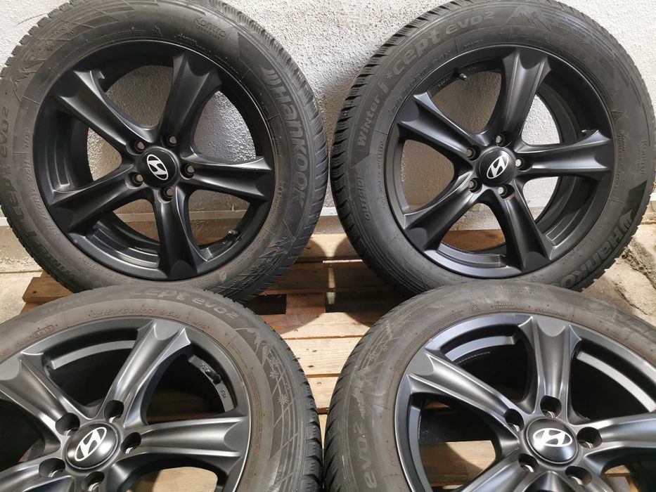 Jante Originale Hyundai  Tucson R 17 cu anvelope de iarna