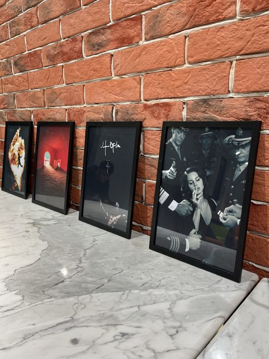 Постеры с музыкальными альбомами