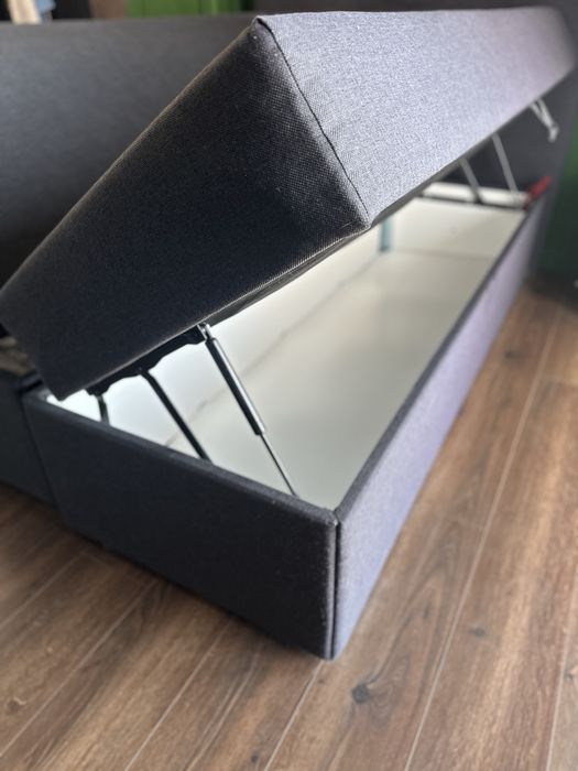 Pat Boxspring Jysk cu lada de depozitare 140x200