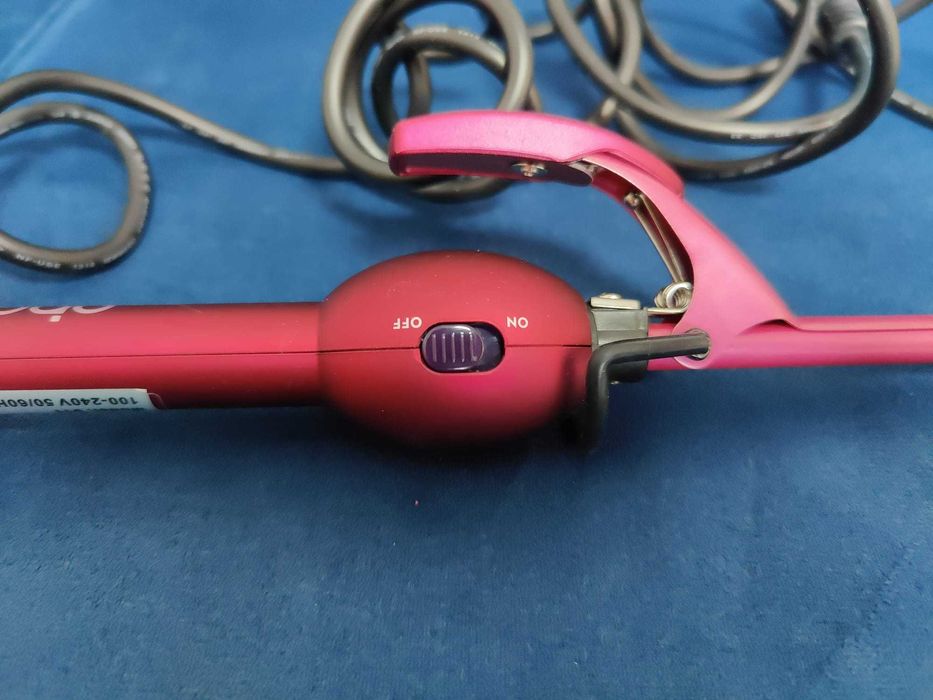 Placa de par afro, abp professional spring curling iron