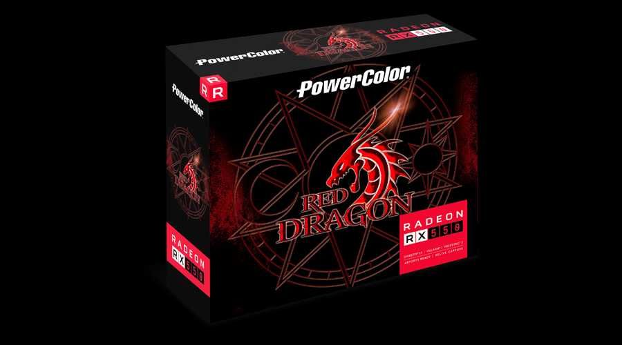 PowerColor Red Dragon Radeon™ RX 550 4GB GDDR5