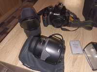 Camera aparat foto DSLR Nikon D3300 cu obiectiv 18-55 si blit