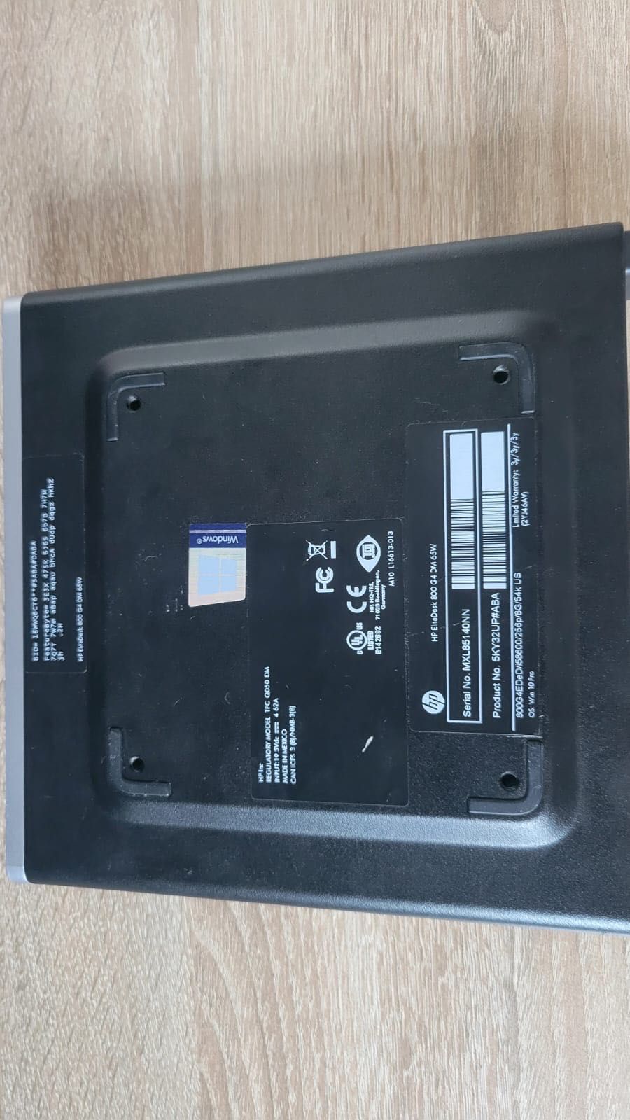 HP EliteDesk 800 G4 Mini-Pc