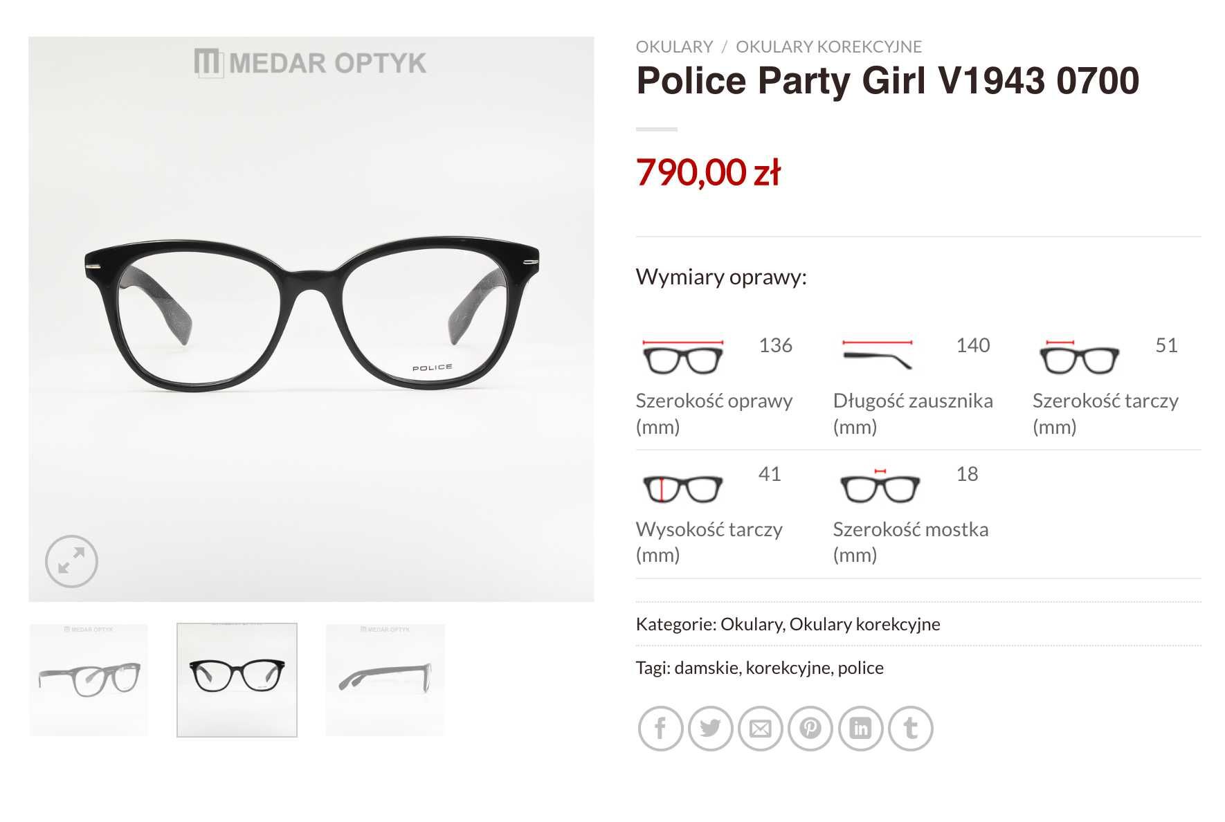 Ochelari Dama Rama Police Party Girl (Heliomat & Protectie PC)