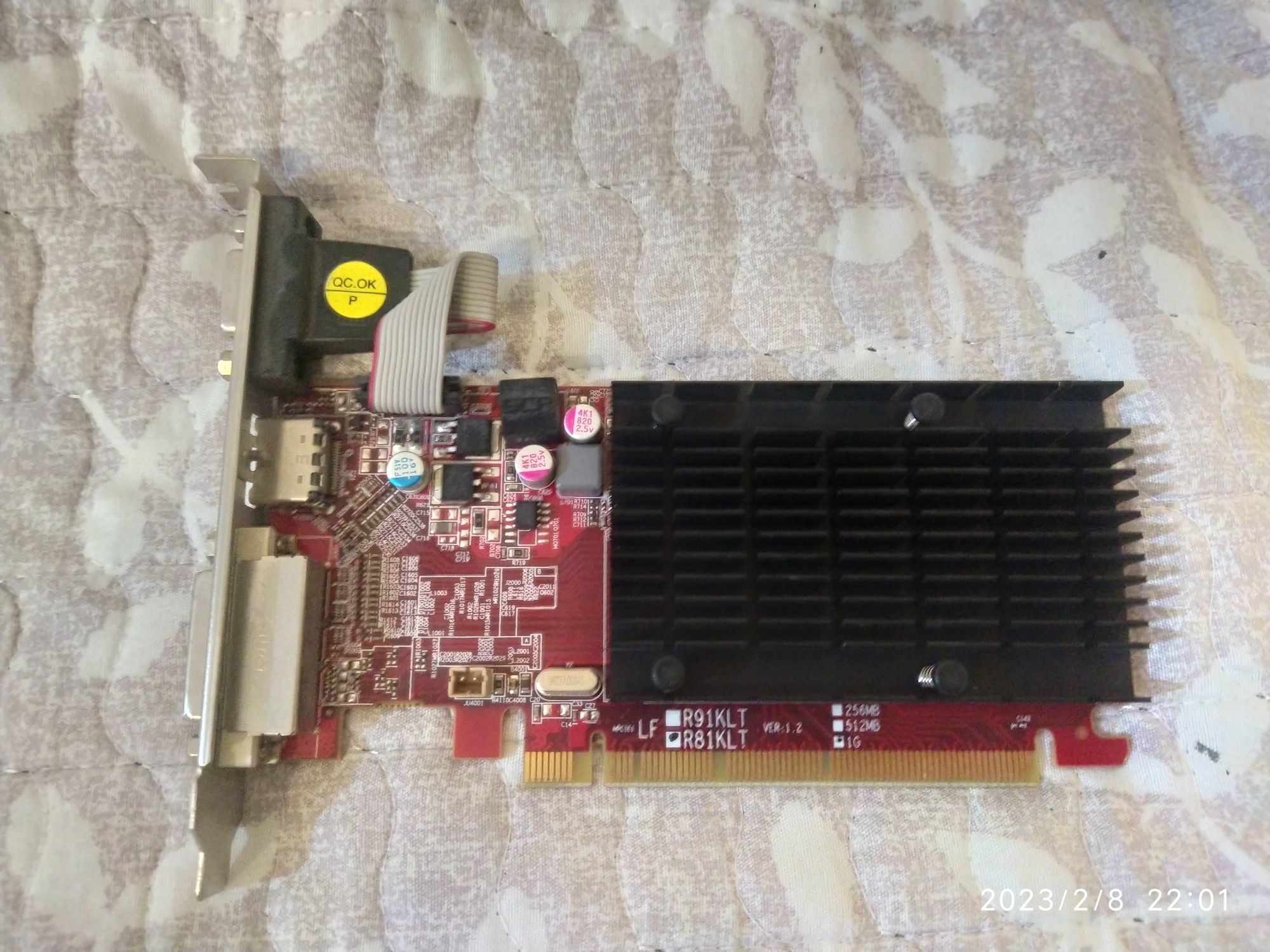 Видеокарта radeon HD5450 1GB