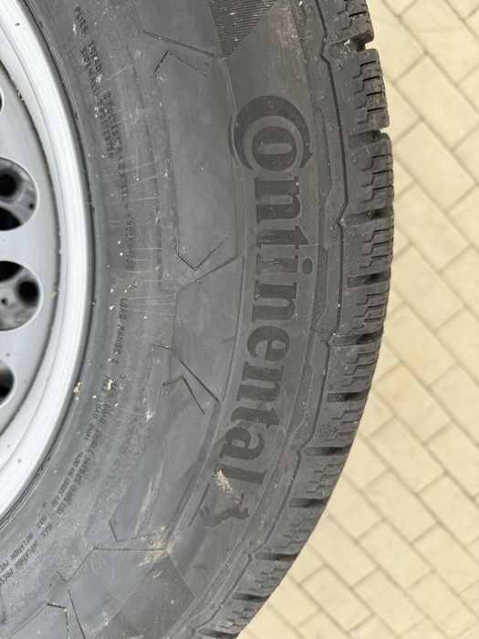Jante Mercedes Sprinter Noi 225 75 16C Continental iarna Noi 2024