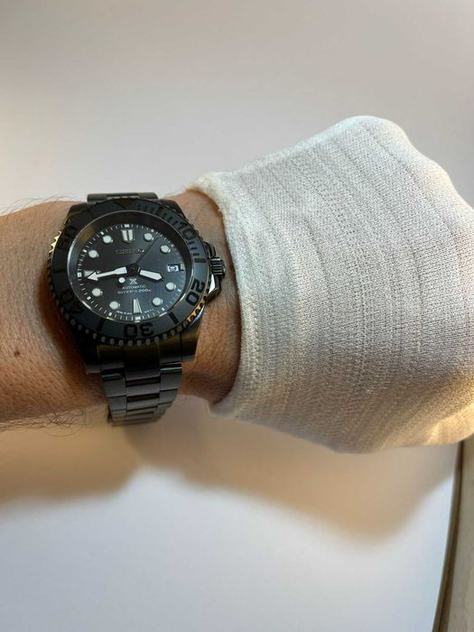 Часовник Seiko Yacht-Мaster Black (mod)