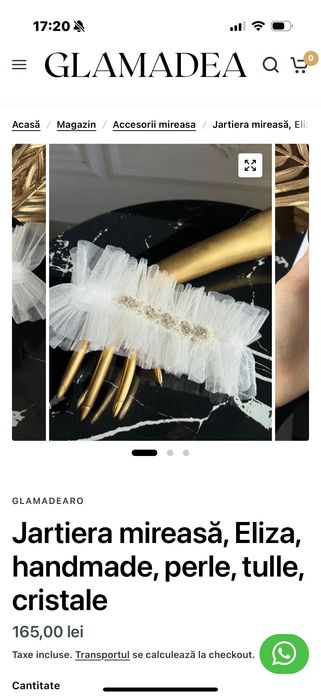 Jartiera mireasa Glamadea