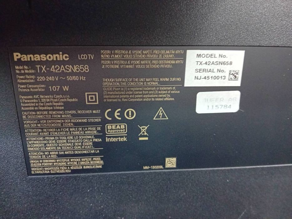 Телевизор Panasonic Smart 42 инча