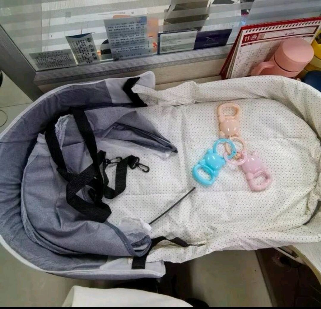 Преносимо сгъваемо бебешко легло