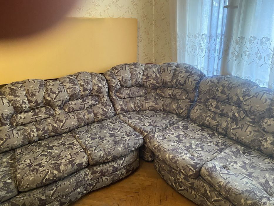 Ъглов диван разтегателен