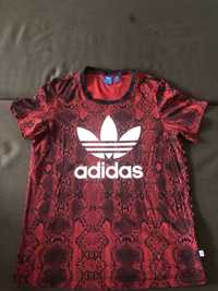 Adidas червена тениска адидас