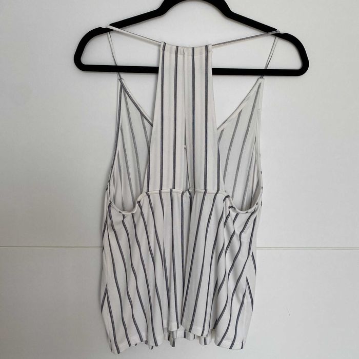 Maieu de dama in dungi alb cu negru MANGO marimea L