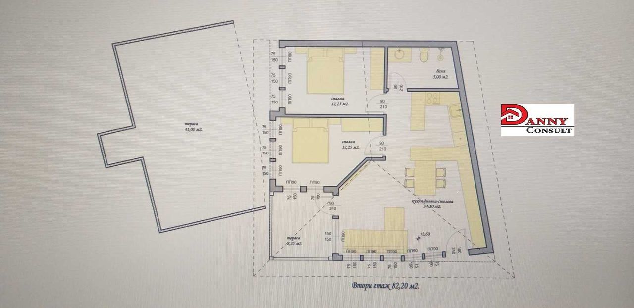 Продава се Къща в Велико Търново, Акация - 55 кв.м за 1273 €/кв.м - Снимка #16