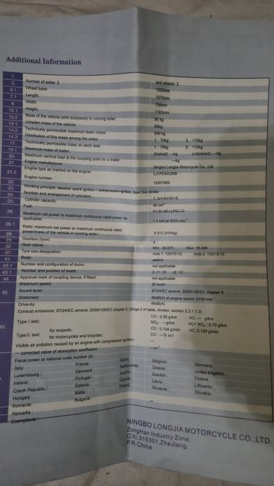 Vand scooter Loxxon 50 cmc