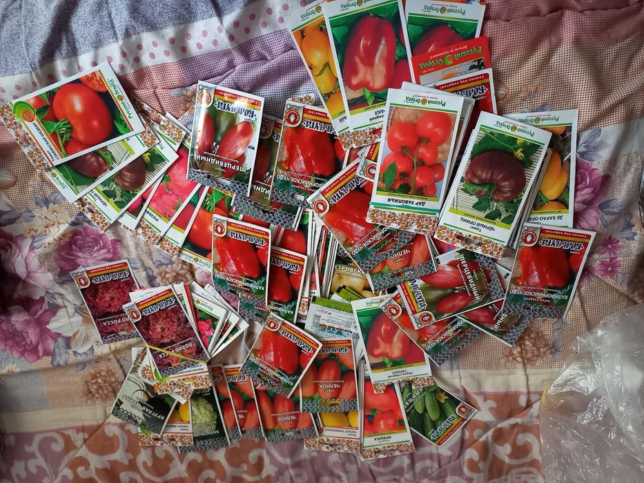 Семена овощей и цветов