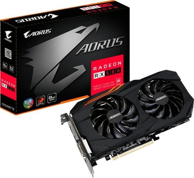 Vând placa video aorus Rx580 8gb