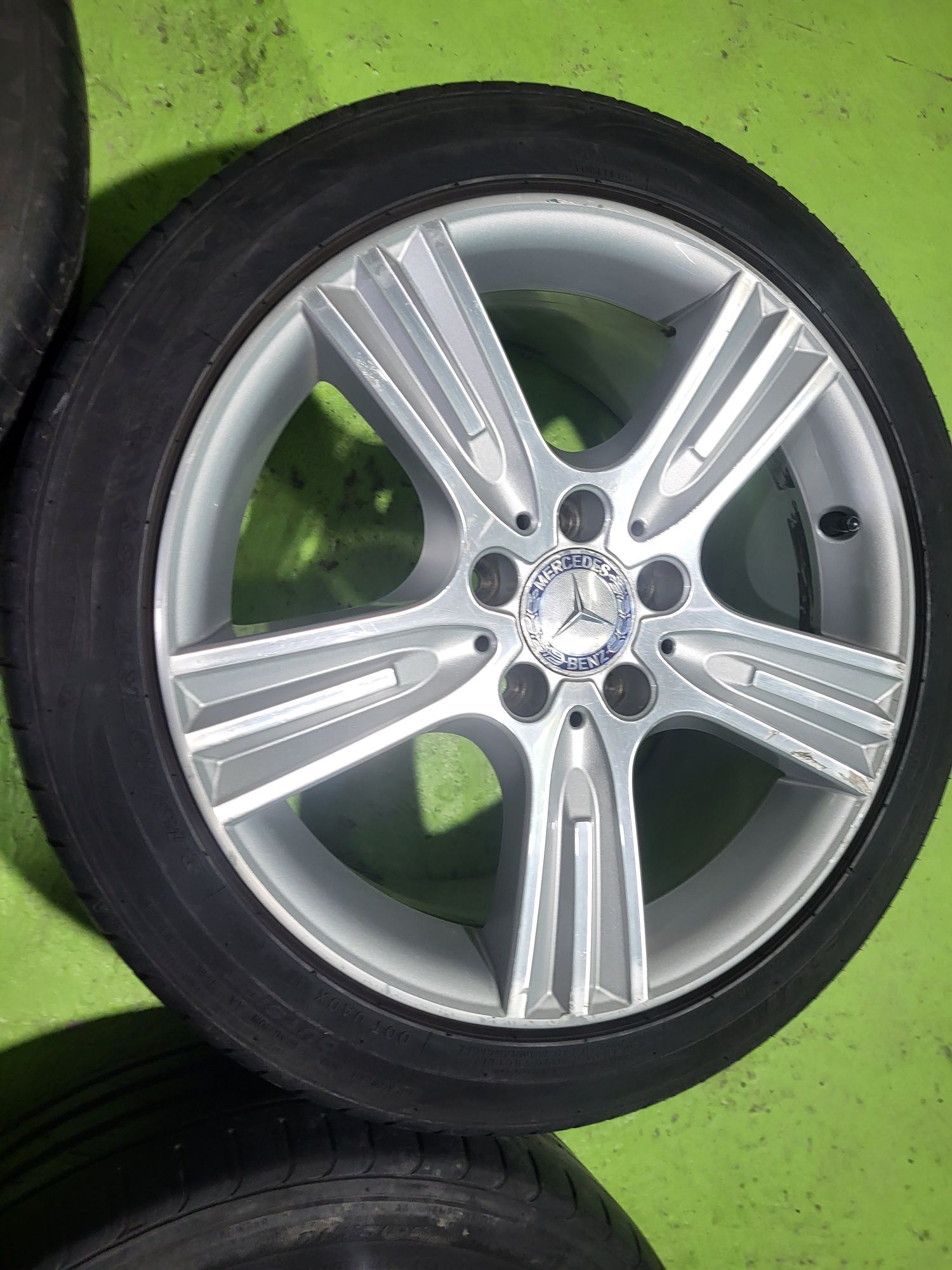 17 5x112 Mercedes  C Class W204 спорт пакет лети джанти 5х112 Мерцедес