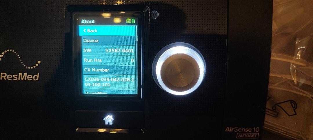Cpap Resmed Airsense 10 AUTOSET + Umidificator+furtun+Masca