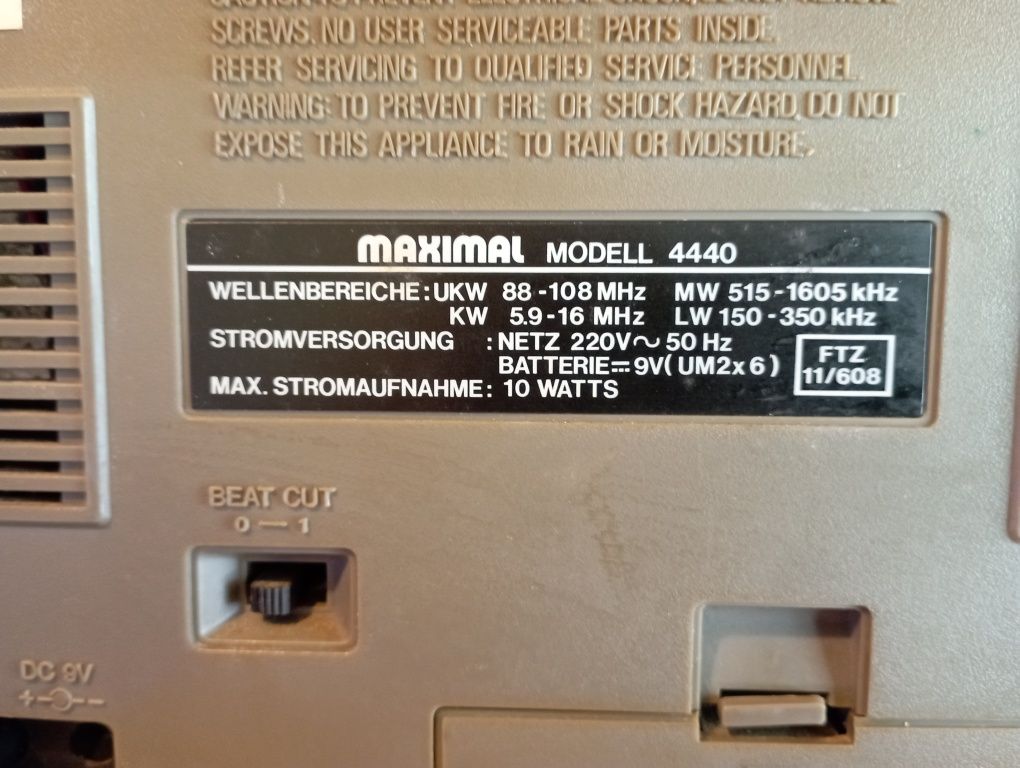 Касетофон "Maximal" mini slim 4440
