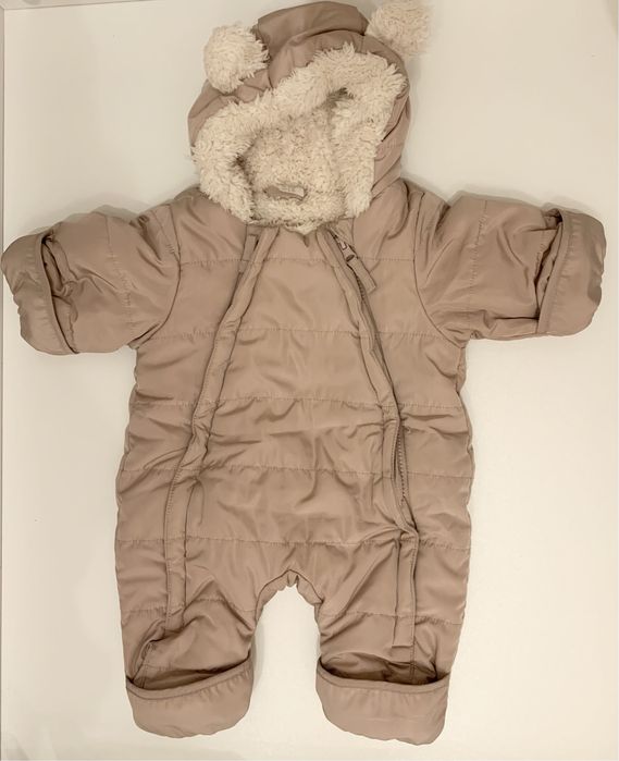 Бебешки ватиран гащеризон/ космонавт, H&M, размер 50