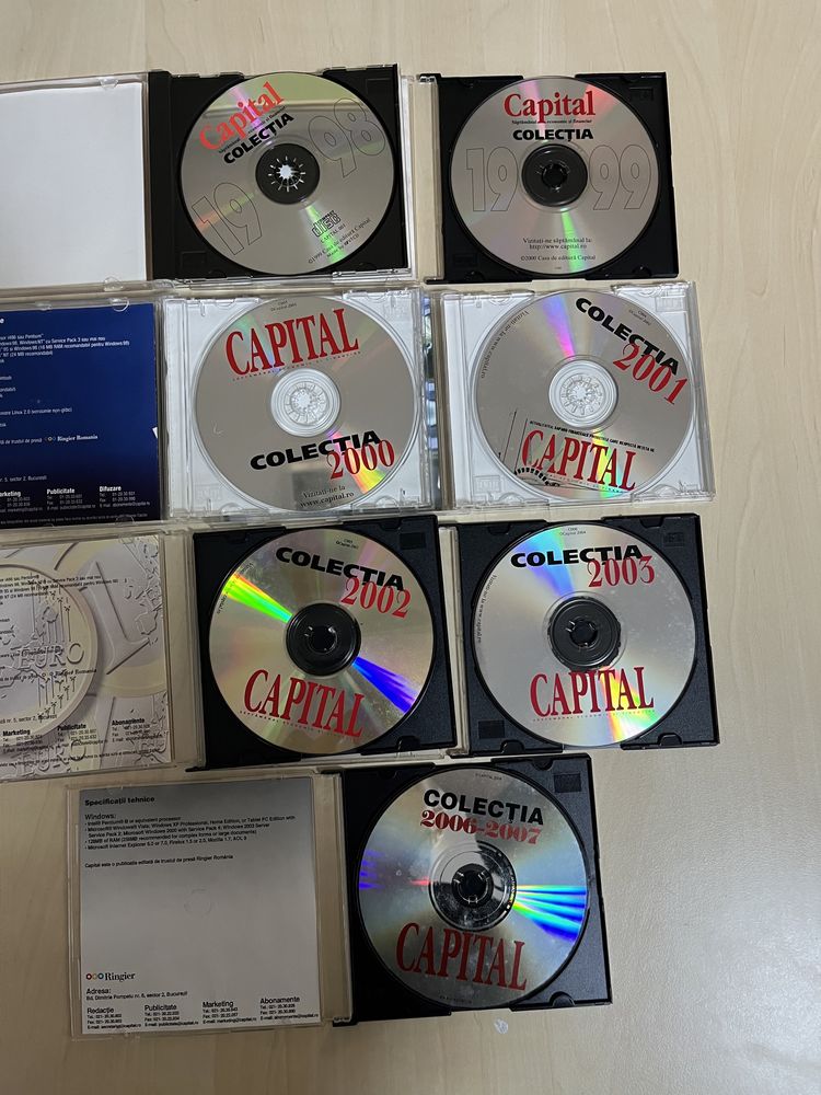 CD cu revista Capital 1998-2003, 2006-2007