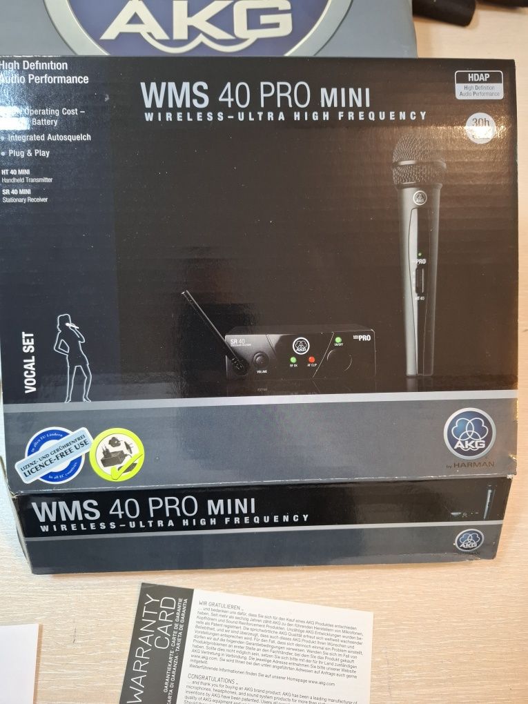 AKG WMS 40 Mini Vocal Set безжичен микрофон