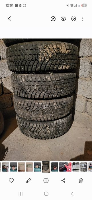 Шины зимний с дискасм